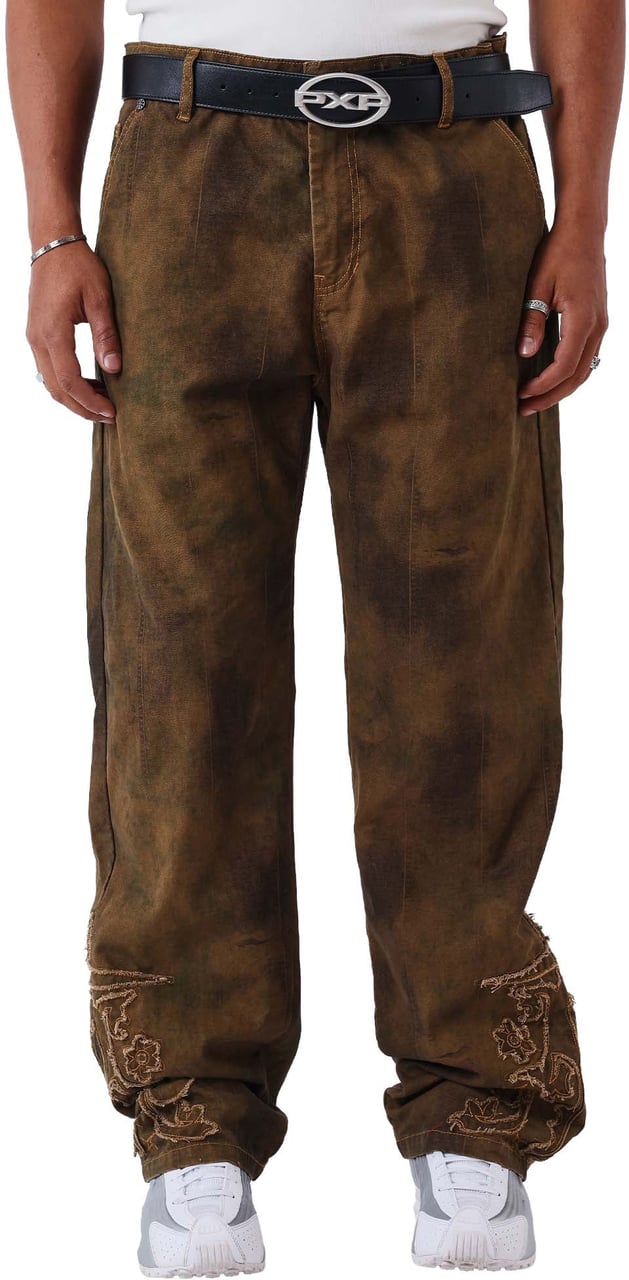 Project x Paris Project X Paris Broek Washed Bruin Bruin