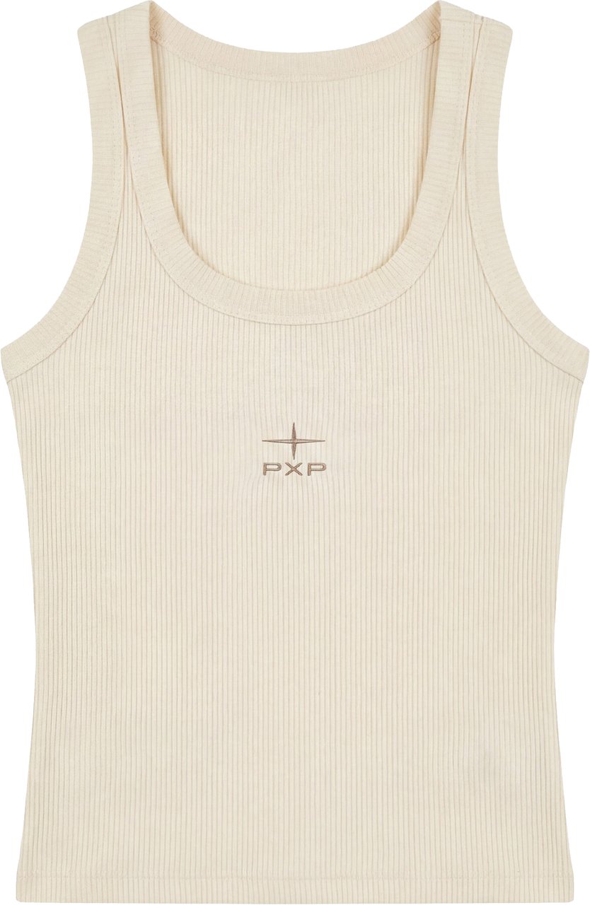 Project X Paris Dames Tank-Top Beige Beige
