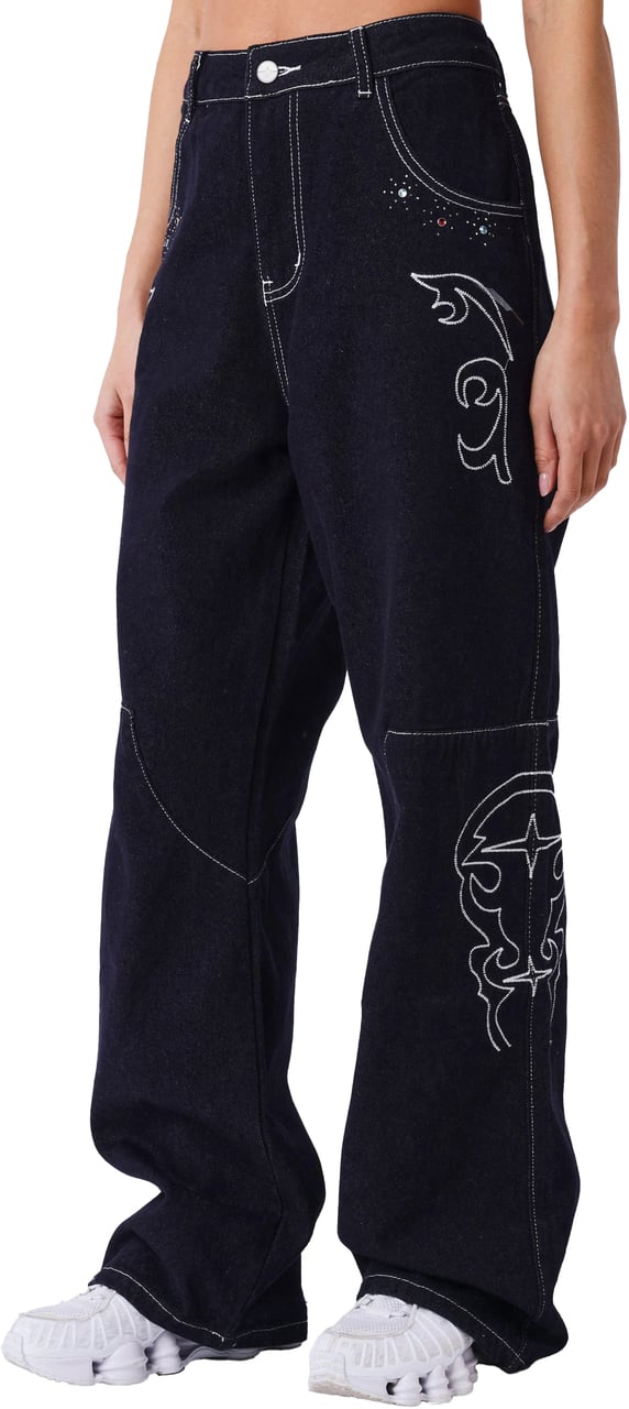 Project x Paris Project X Paris Dames Denim Loose Navy