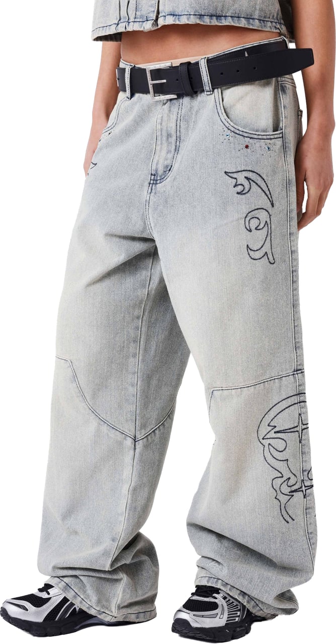 Project x Paris Project X Paris Dames Denim Loose Navy