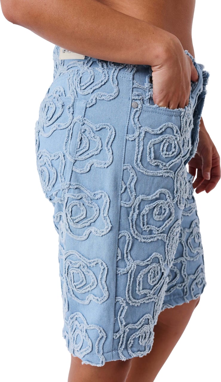 Project X Paris Dames Denim Short Cloudy Blauw