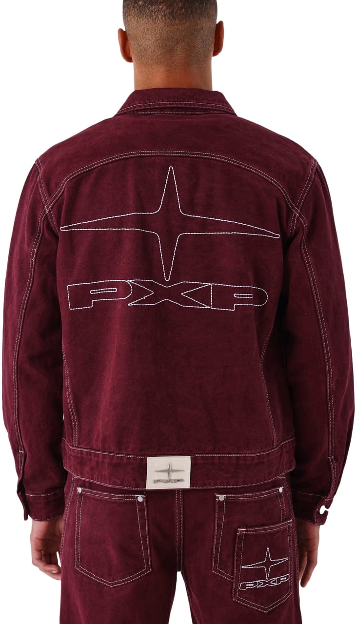 Project x Paris Project X Paris Knock Out Jacket Bordeaux Maroon