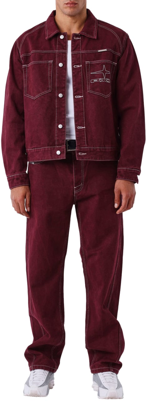 Project x Paris Project X Paris Knock Out Jacket Bordeaux Maroon