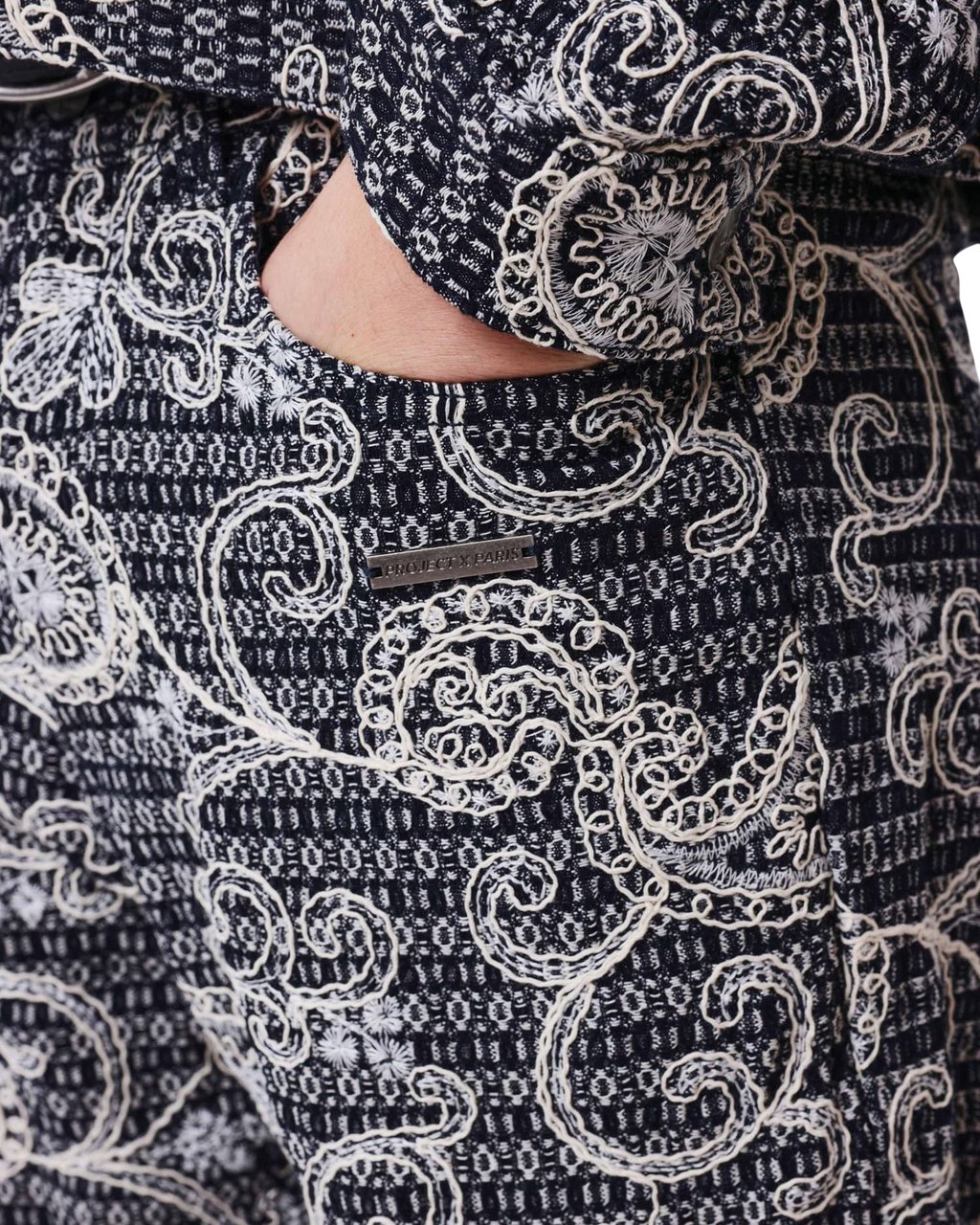 Project x Paris Project X Paris Bandana All-Over Denim Broek blauw Blauw