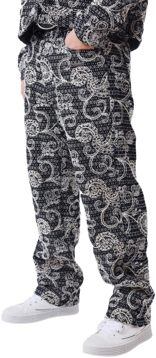 Project x Paris Project X Paris Bandana All-Over Denim Broek blauw Blauw