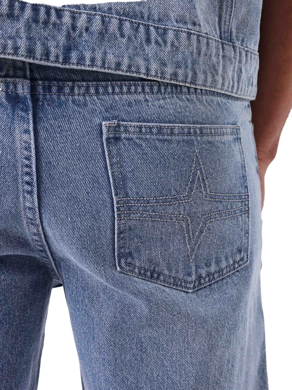 Project x Paris Project X Paris Double Knee Denim Blauw Blauw