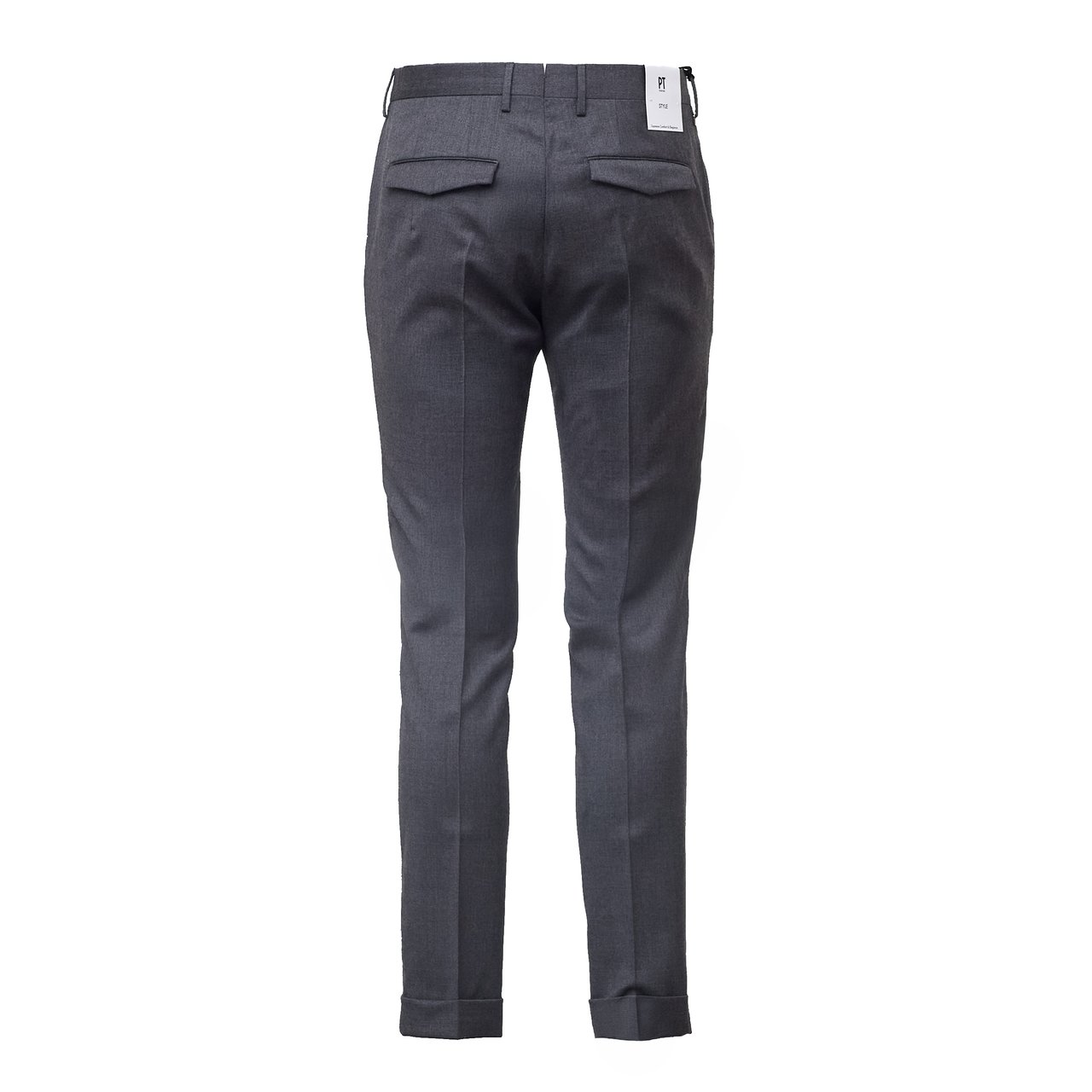 PT01/PT05 Super 110'S Stretch Light Flannel Tailored Trousers Zwart