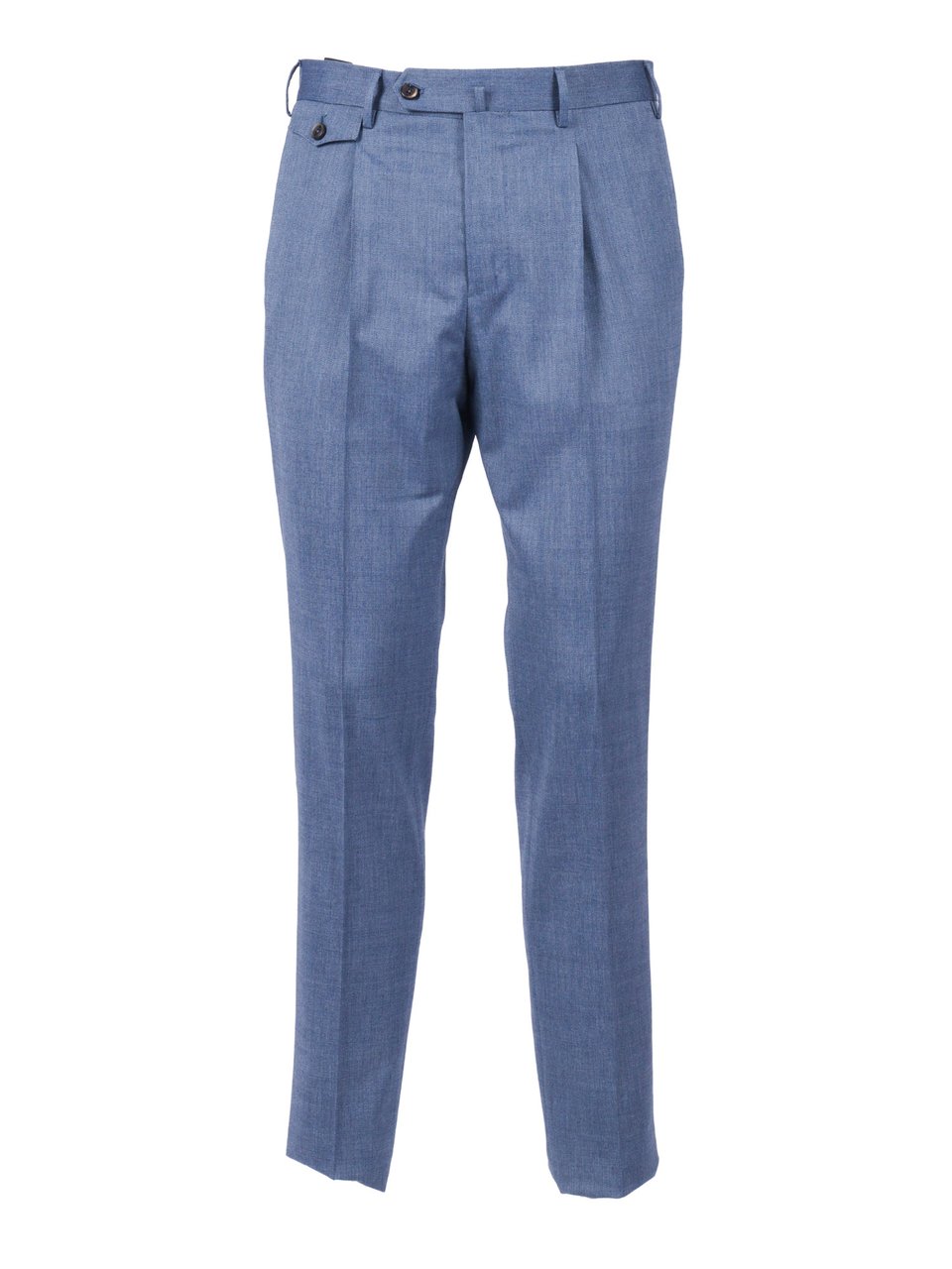 PT01/PT05 Gentleman Single Pleat Straight-Leg Pants Blauw