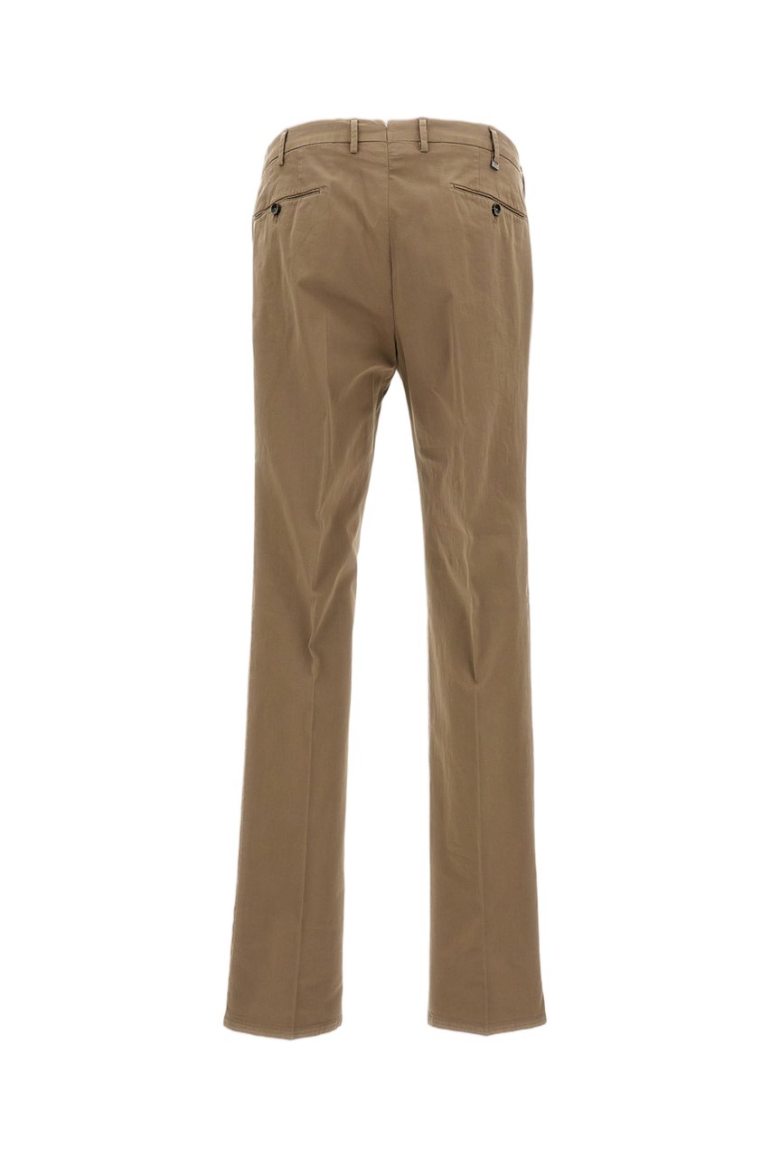 PT01/PT05 Slim-Fit Stretch Gabardine Trousers with Tailored Design Bruin