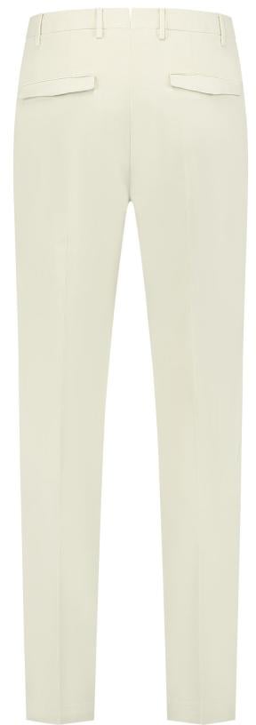 PT Torino Pantalone - Master, Flat Front, Diagonal Pockets, Flap Back Pockets, Turn-up Beige
