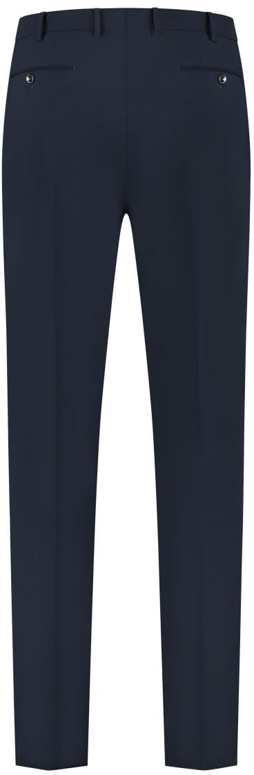 PT Torino Pantalone - Slim, Flat Front, Diagonal Pockets, Unfinished Blauw