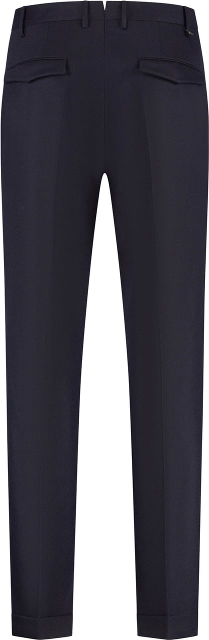 PT Torino Pantalone - Master, Pleat, Diagonal Pockets, Flap Back Pockets, Turn-up Divers