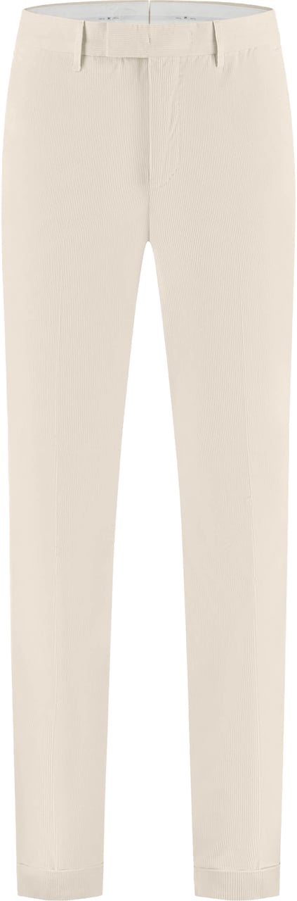 PT Torino Pantalone - Master, Flat Front, Diagonal Pockets, Flap Back Pockets, Turn-up Beige
