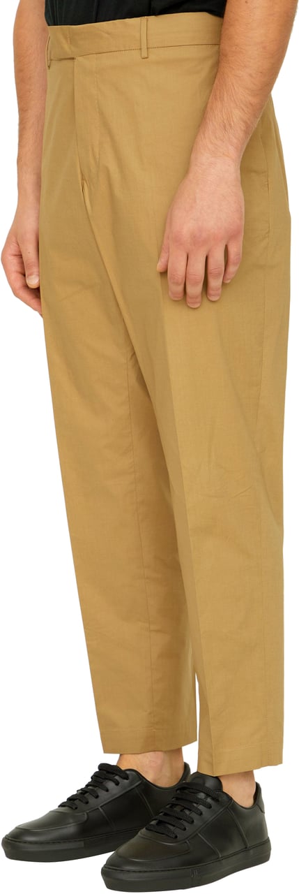 PT Torino Beige cotton trousers Beige