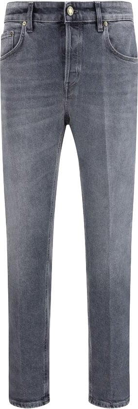 PT Torino Gray Cotton Jeans Denim Grijs