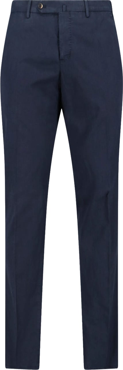 PT Torino Cotton Blend Trousers – Navy Neutraal
