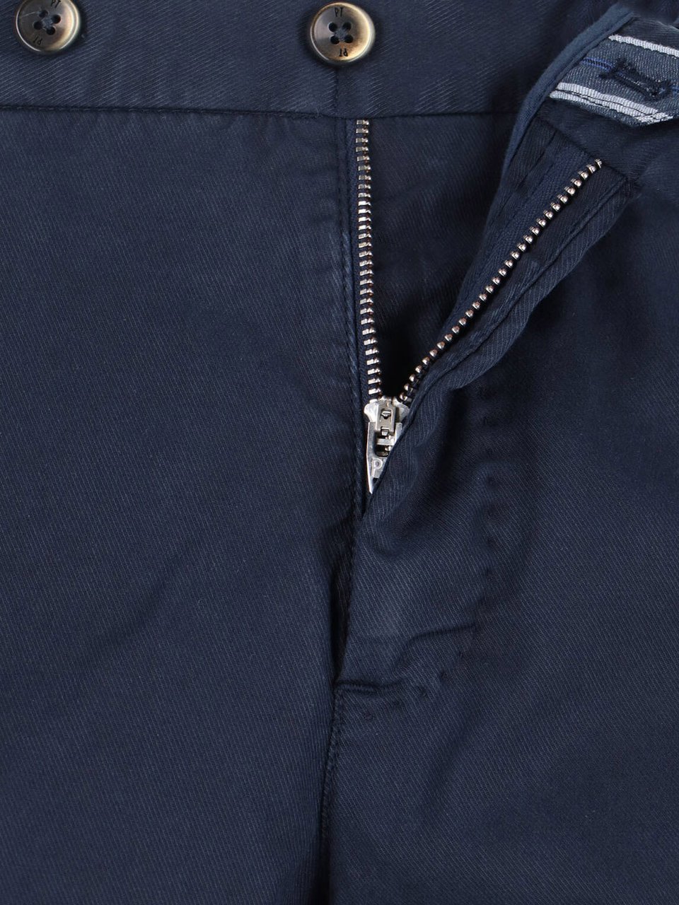 PT Torino Cotton Blend Trousers – Navy Neutraal