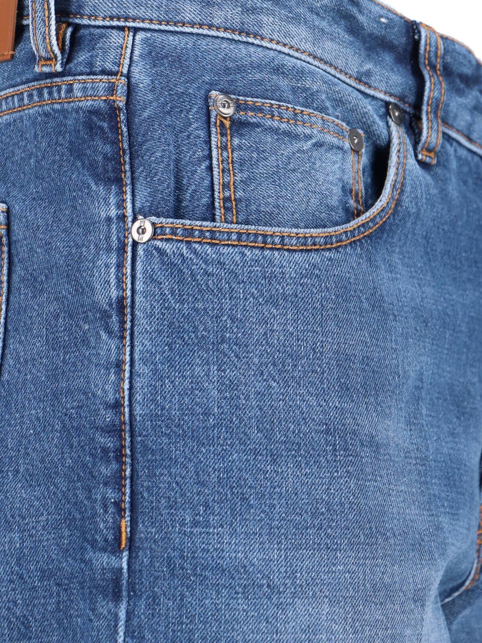 PT Torino Straight-Leg Denim Jeans With Classic Five-Pocket Blauw