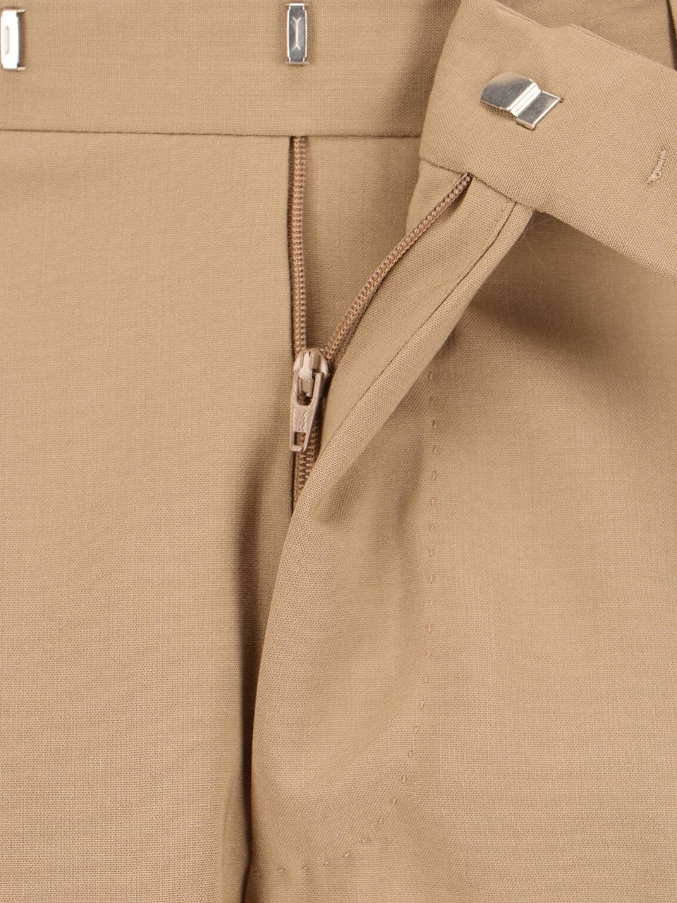 PT Torino Tailored Wool Trousers – Light Brown Bruin