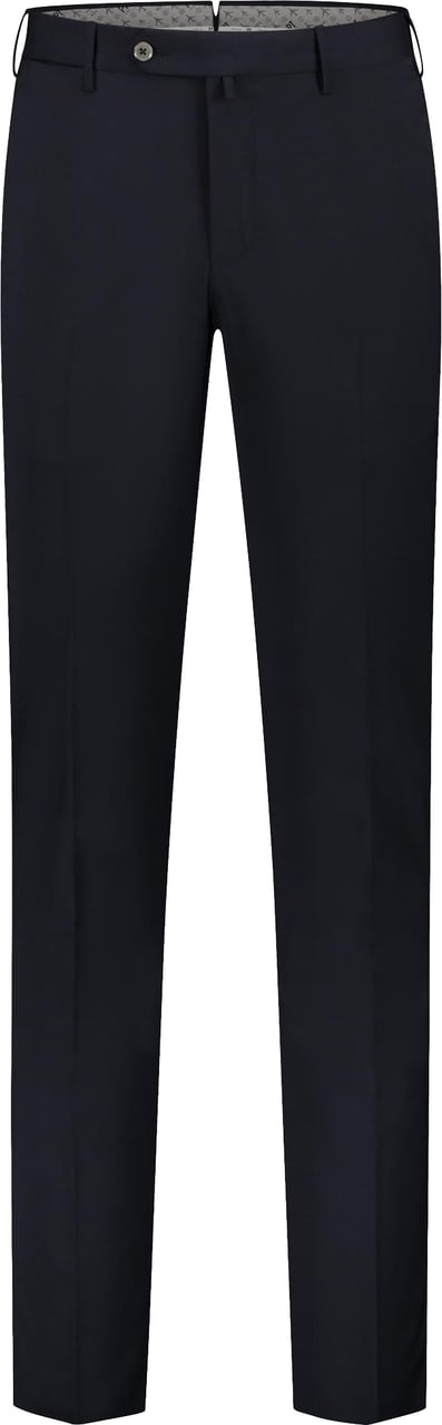 PT Torino Pantalone - S-slim Flat Front, Diagonal Pockets, Rd Back Pocket Blauw