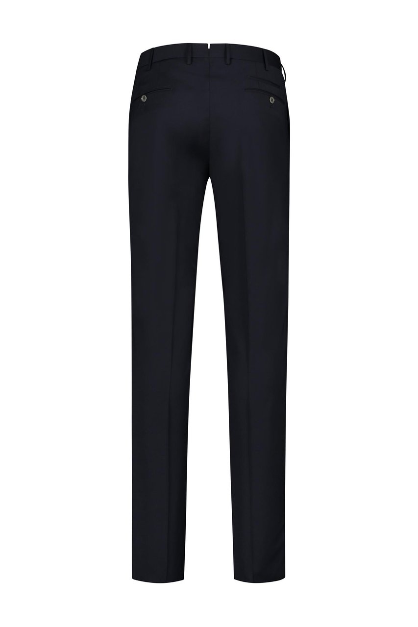 PT Torino Pantalone  - S-slim Flat Front, Diagonal Pockets, Rd Back Pocket Blauw