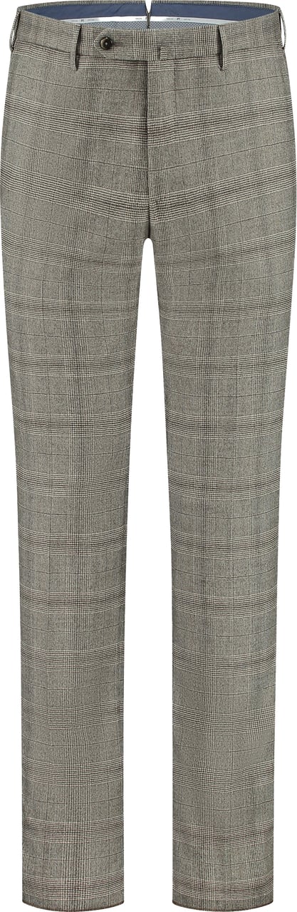 PT Torino Pantalone  - Superslim Flat Front, Diagonal Pockets Bruin