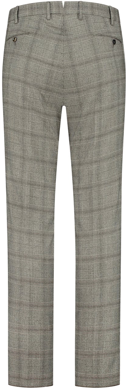PT Torino Pantalone  - Superslim Flat Front, Diagonal Pockets Bruin