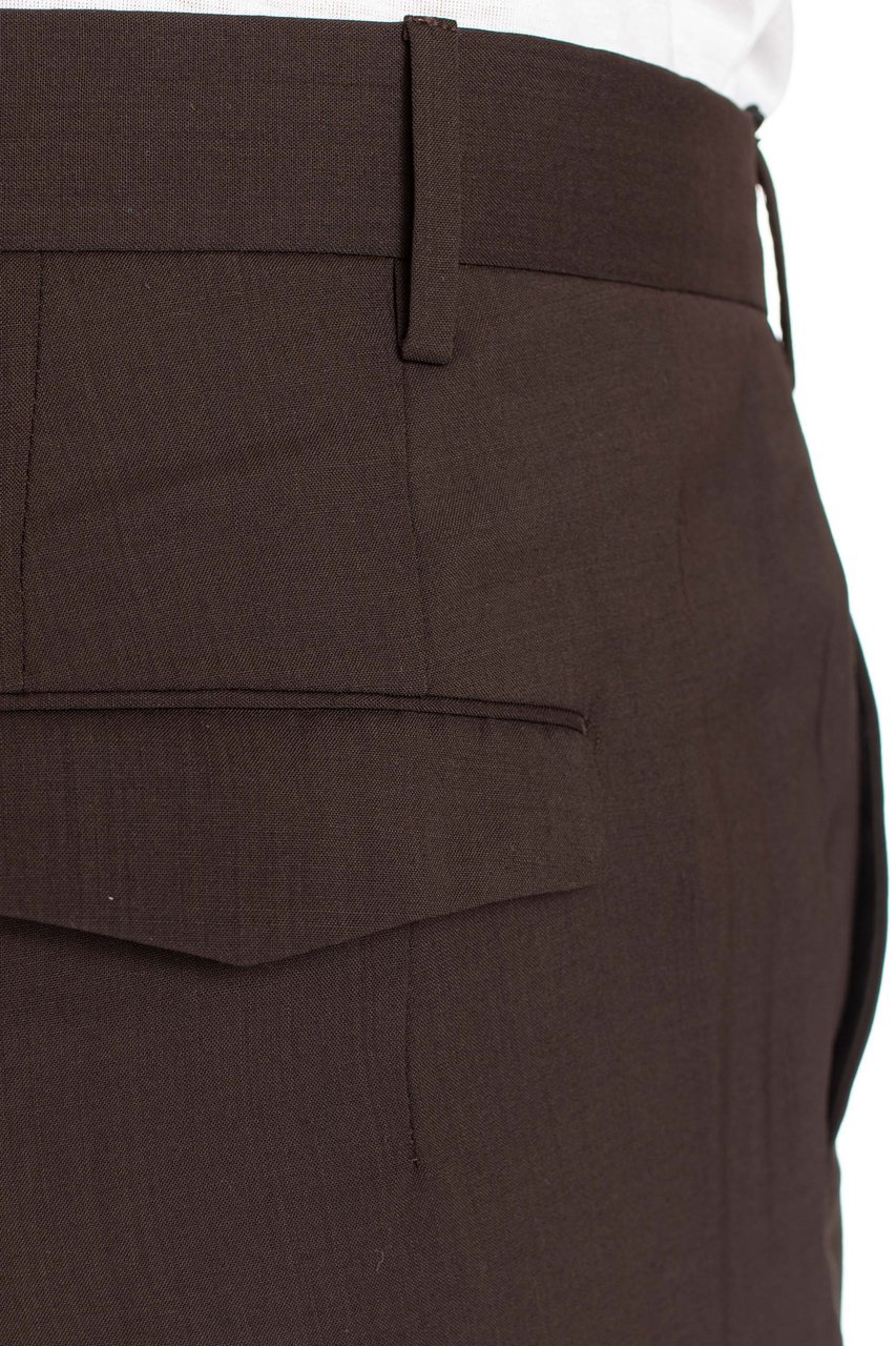 PT Torino Virgin Wool Master Fit Trousers Zwart