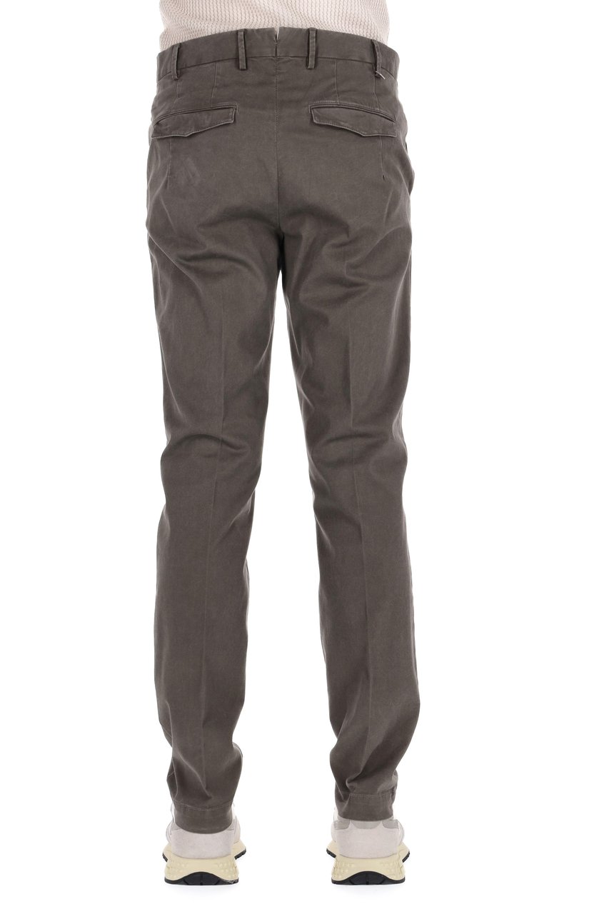 PT Torino Master Fit Cotton Tricot Trousers Grijs