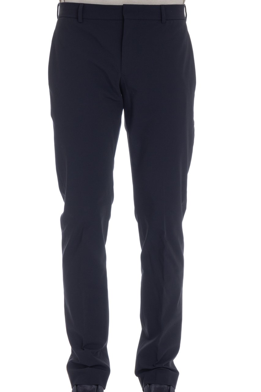 PT Torino Active Cotton Epsilon Fit Gabardine Trousers Zwart