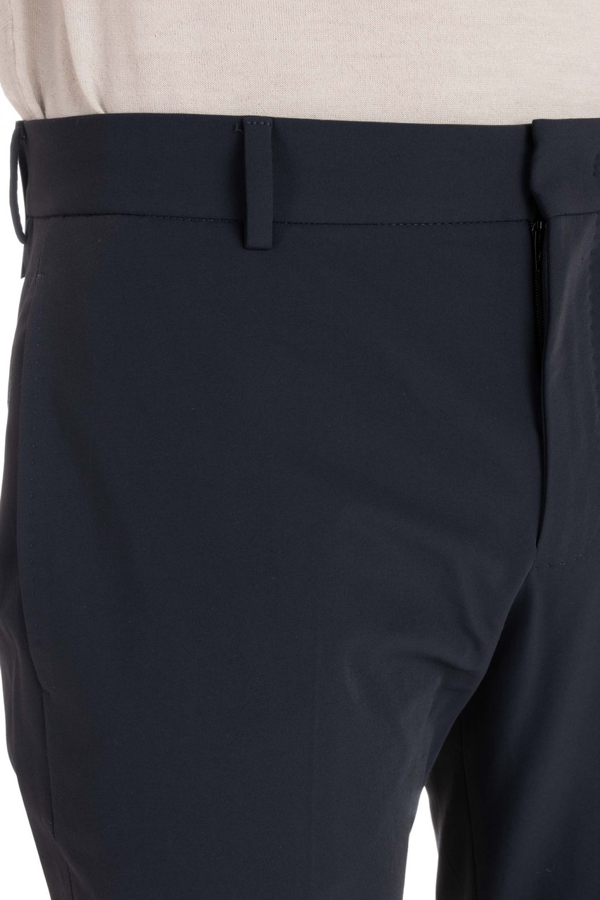 PT Torino Active Cotton Epsilon Fit Gabardine Trousers Zwart