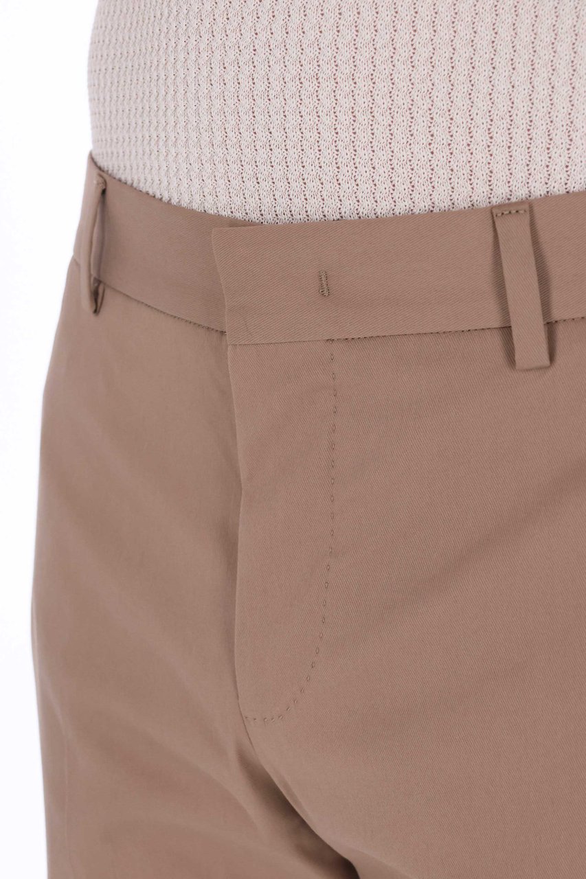 PT Torino Epsilon Fit Stretch Jersey Trousers Bruin