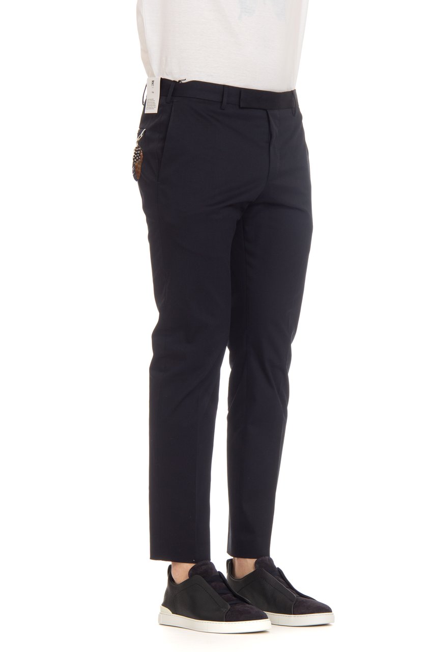 PT Torino Twill Cotton Fit Ten Trousers Zwart