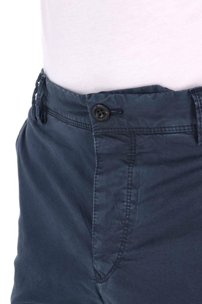 PT Torino Michael Model Delavé Cotton Trousers Zwart
