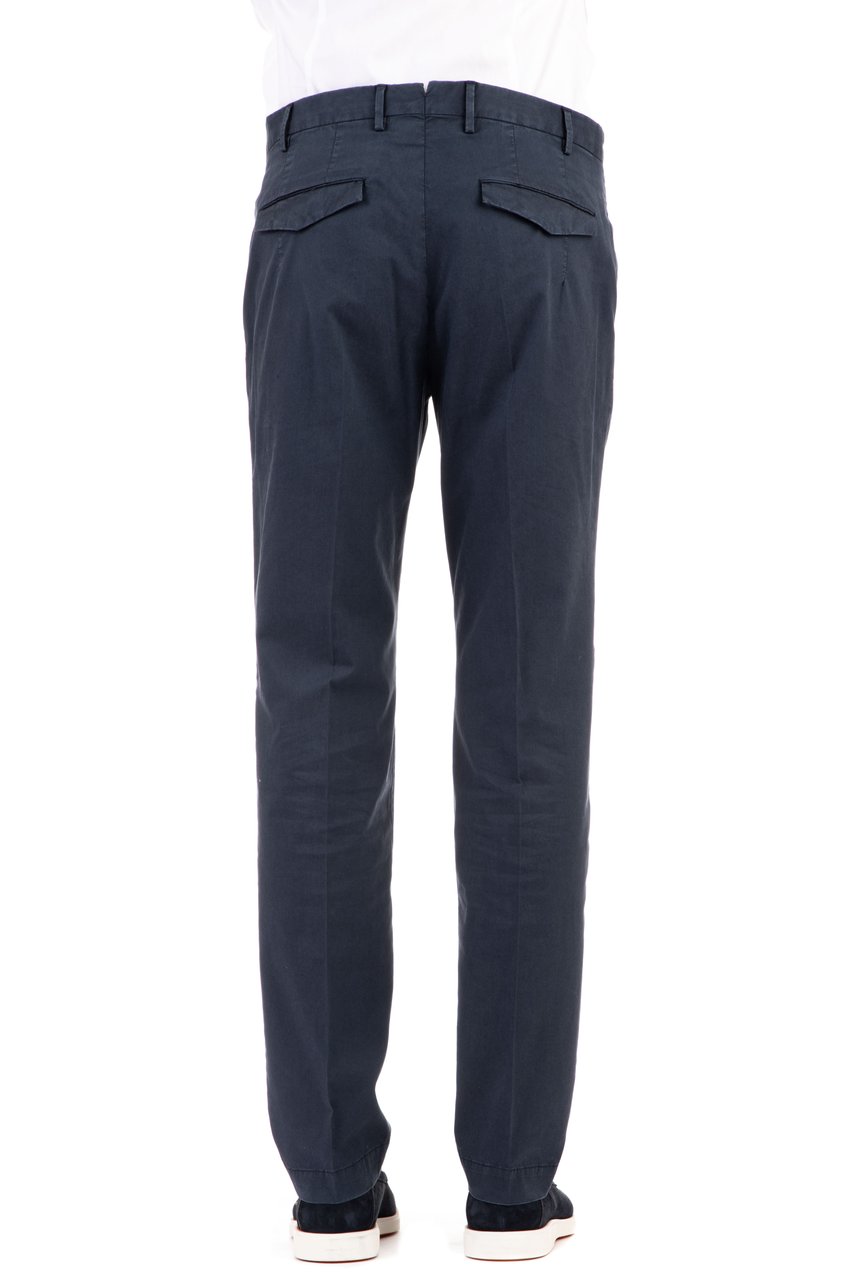PT Torino Cotton Twill Master Fit Trousers Zwart