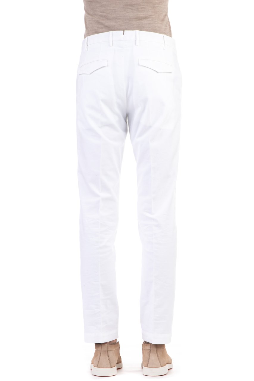 PT Torino Delavé Stretchmaster Cotton Trousers Wit