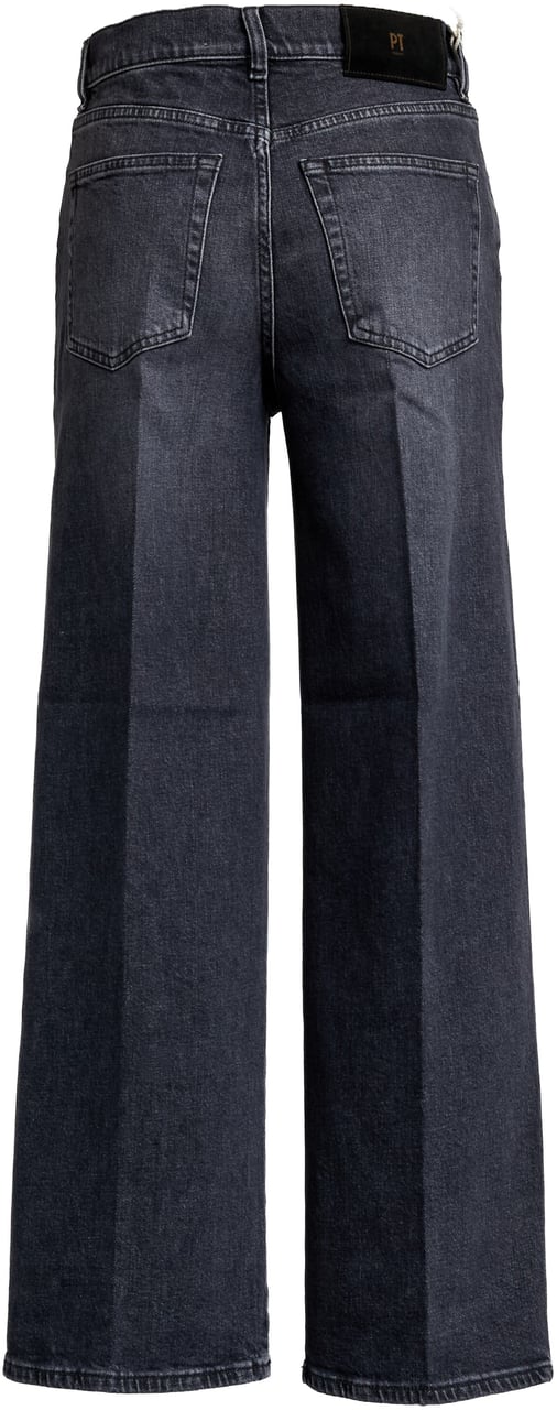 PT Torino Jeans Kendal Original Stretch Black Denim 12 Oz Zwart