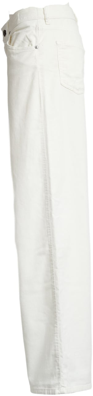 PT Torino Pantaloni Miley In Velluto Wit