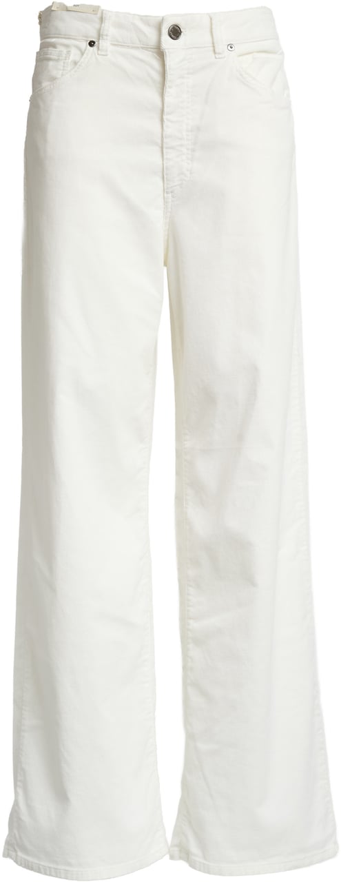 PT Torino Pantaloni Miley In Velluto Wit