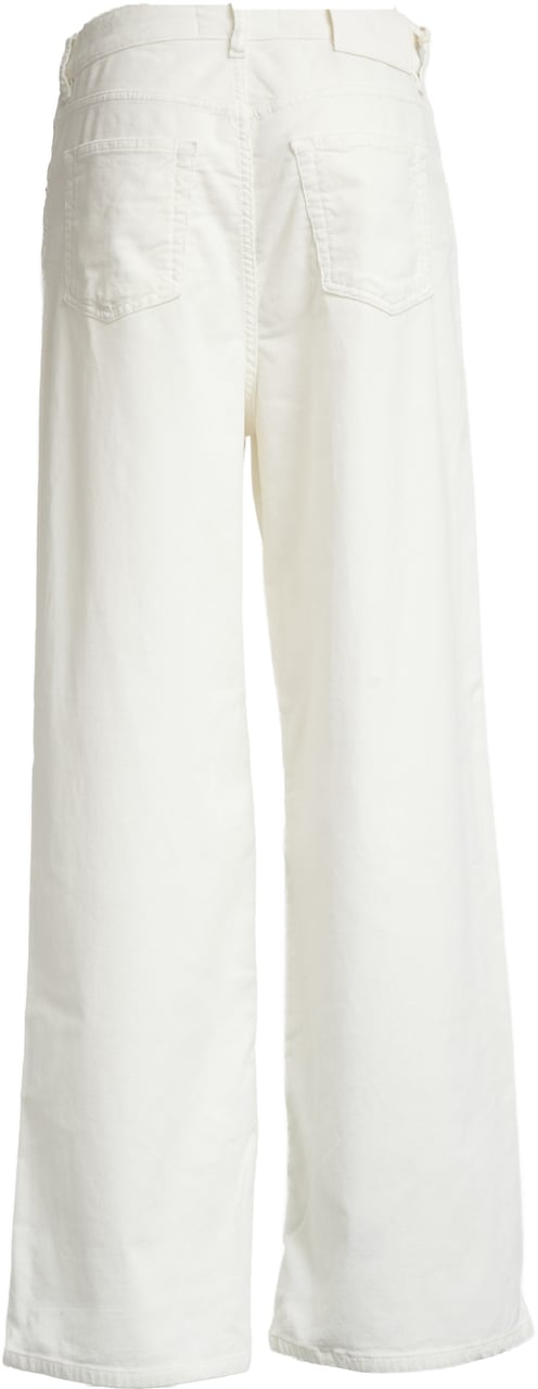 PT Torino Pantaloni Miley In Velluto Wit