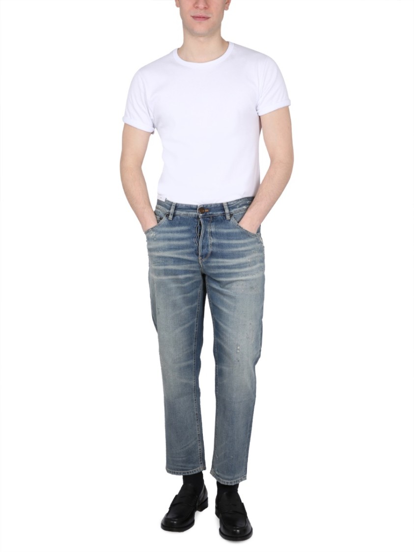PT Torino Relaxed Fit Denim Jeans Grijs