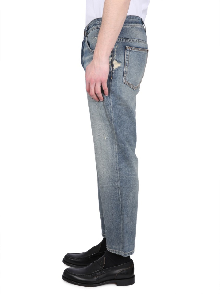 PT Torino Relaxed Fit Denim Jeans Grijs