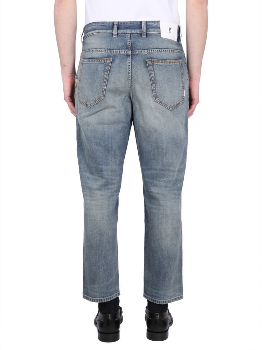PT Torino Relaxed Fit Denim Jeans Grijs