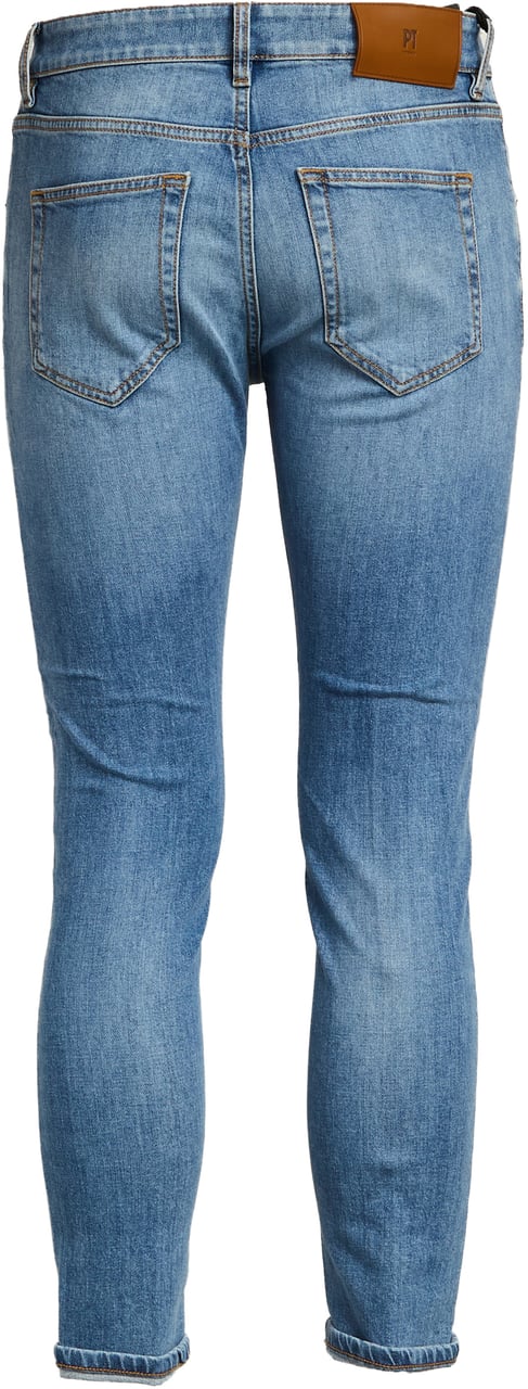PT Torino Jeans Reggae Organic Stretch Denim Blauw