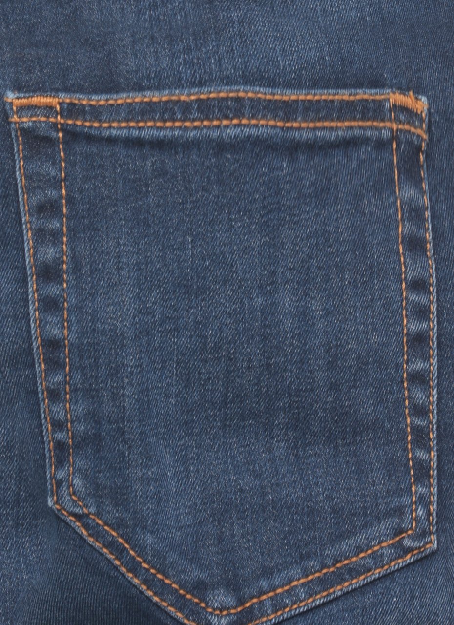 PT Torino Blue Cotton Straight-Leg Jeans Grijs