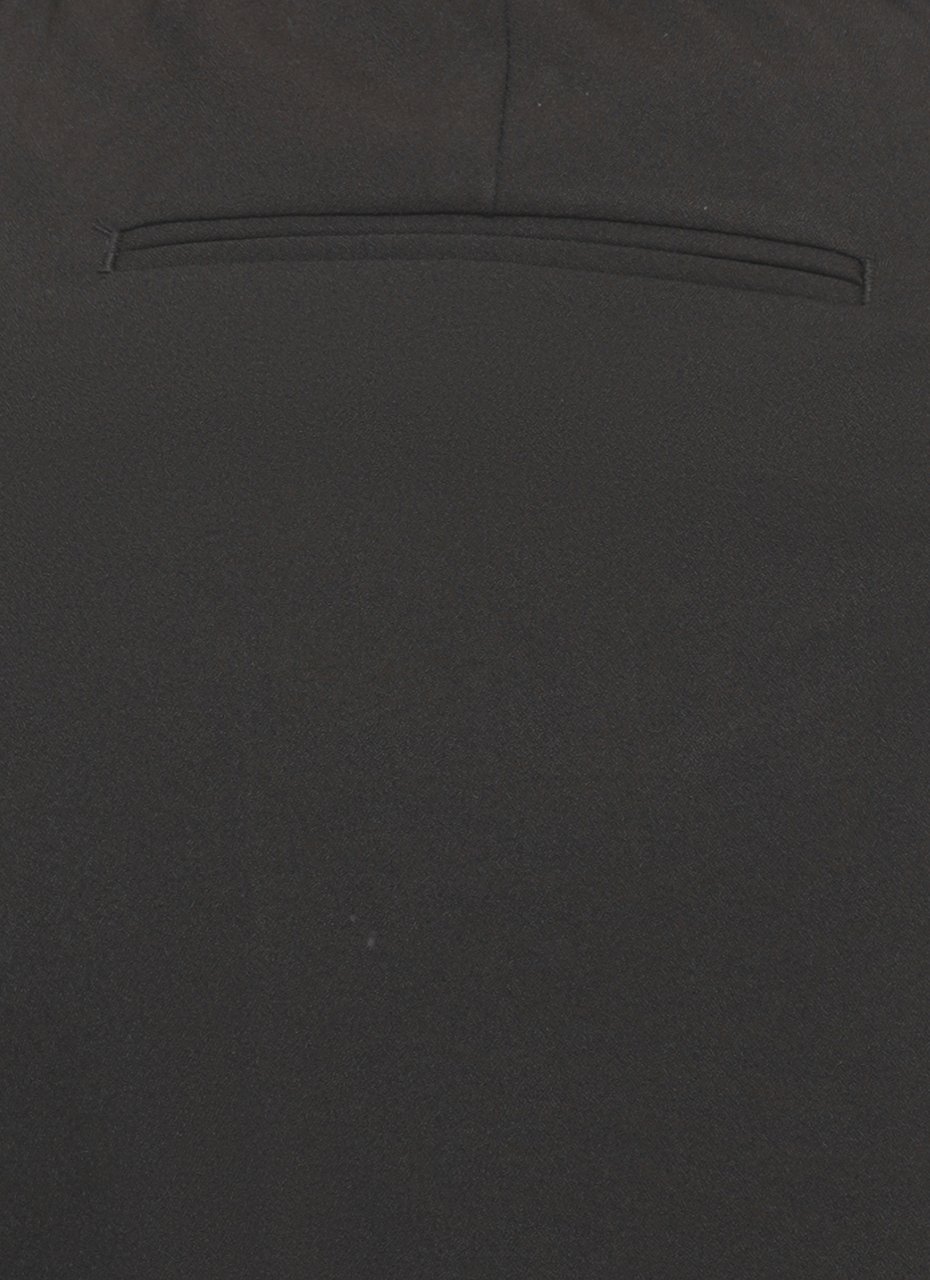 PT Torino Black Stretch Fabric Elastic Waist Formal Pants Zwart