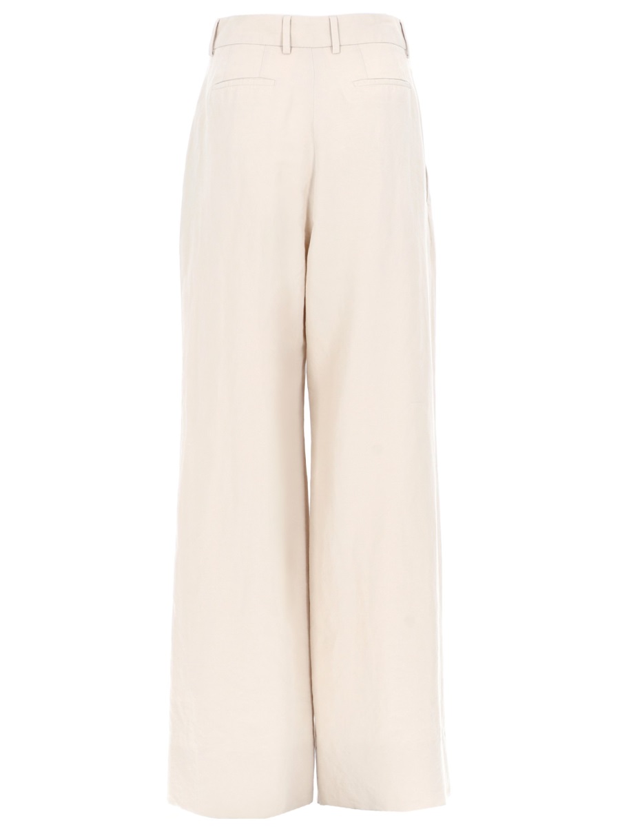 PT Torino Frankie High-Waisted Front Pleats Pants Neutraal