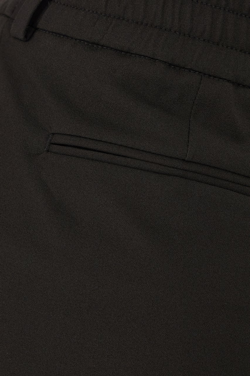 PT Torino Pt Torino Black stretch polyester pants Zwart