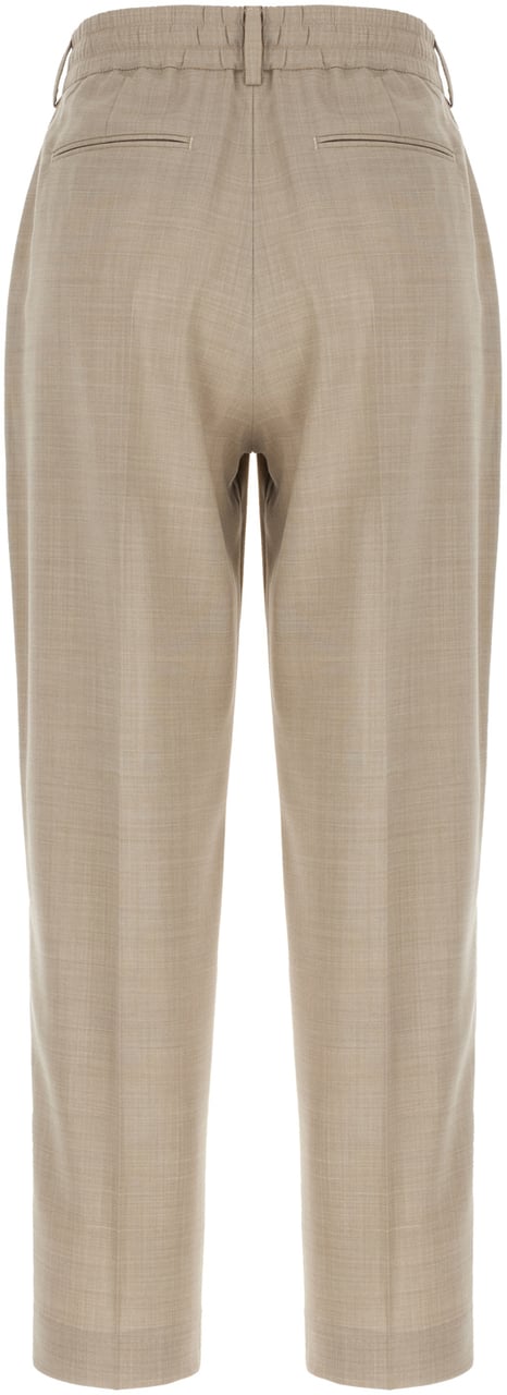 PT Torino Pt Torino Cappuccino stretch polyester blend pants Bruin