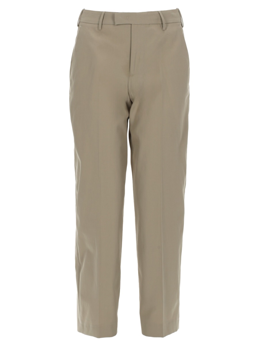 PT Torino Emma Cropped Tailored Mid-Rise Pants Groen